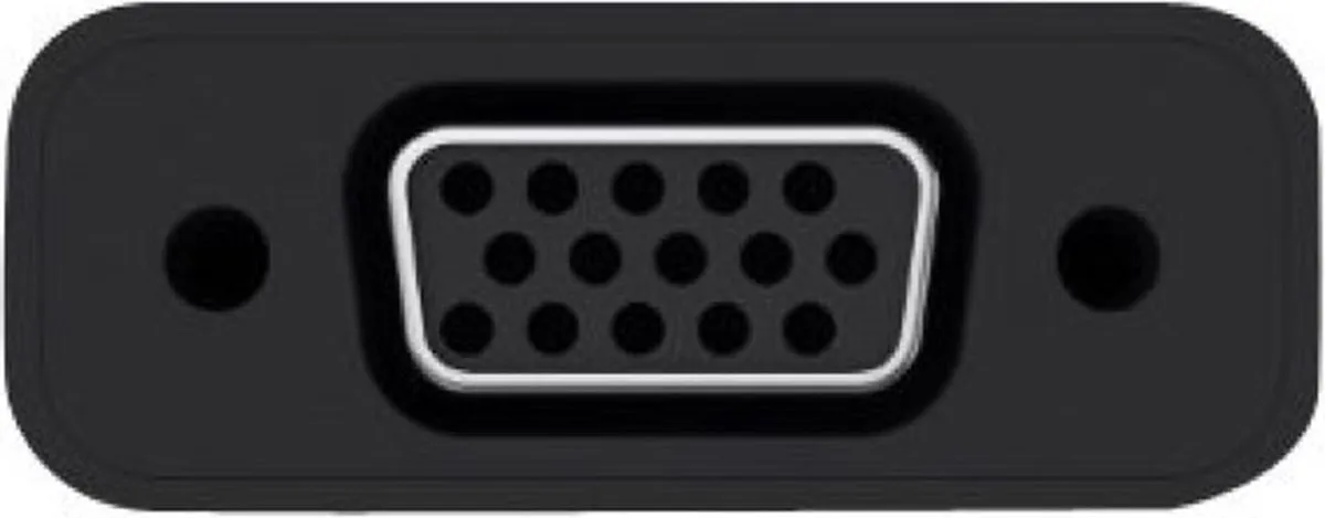 Belkin F2CU037BTBLK USB-C naar VGA-adapter - Zwart