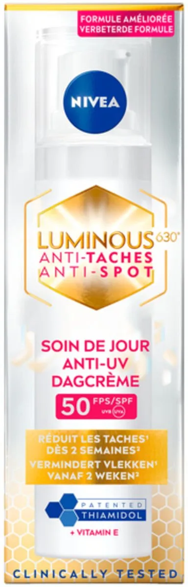 NIVEA Cellular LUMINOUS630 Dagcrème SPF 50 - 2 Stuks