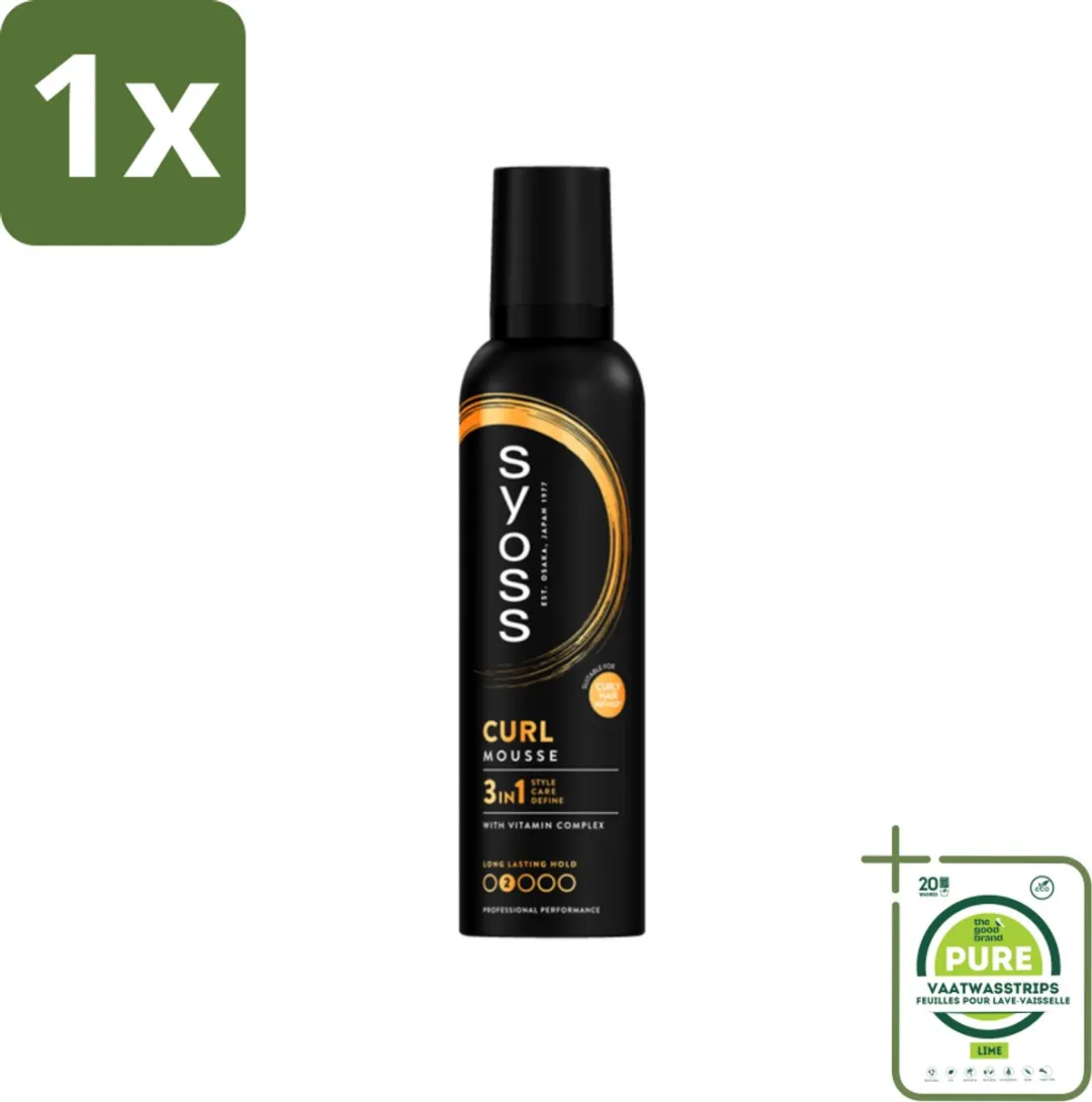 Syoss Curl Anti-Pluis & Bounce Haarmousse 250ml