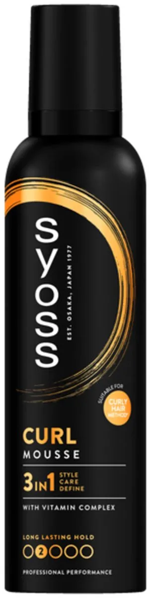 Syoss Curl Anti-Pluis & Bounce Haarmousse 250ml