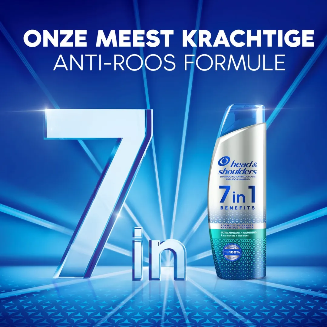 Head & Shoulders 7in1 Anti-Roos Shampoo - 6x225ml