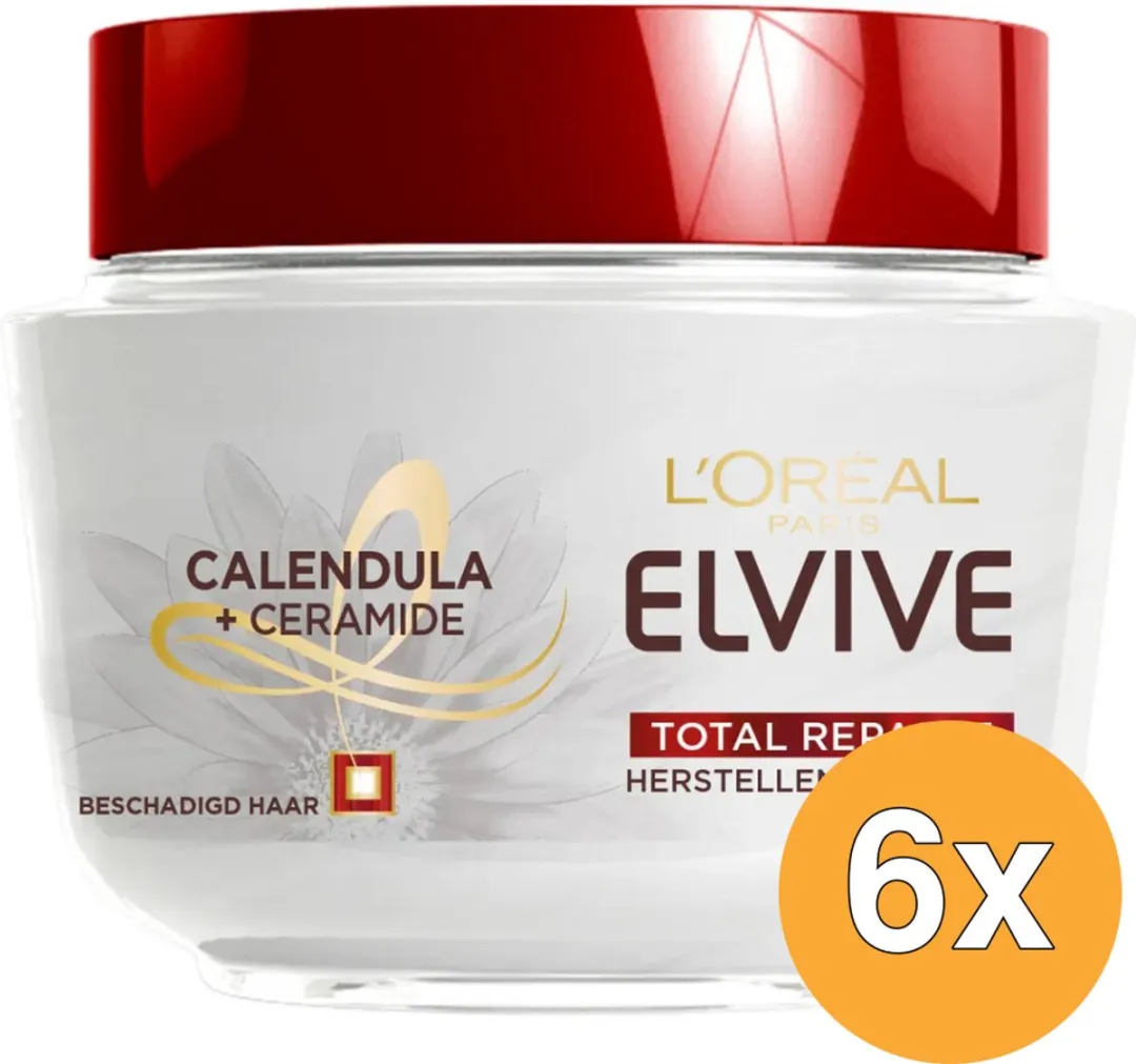 L'Oréal Paris Elvive Total Repair 5 Haarmasker - 6x300ml