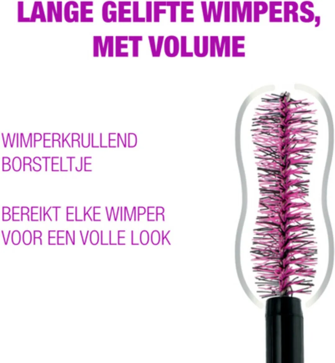 Maybelline The Falsies Lash Lift Mascara Waterproof Zwart - 28,8ml