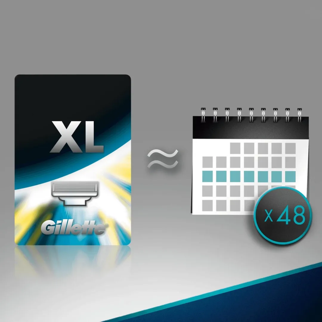 Gillette Mach3 Turbo Scheermesjes - 16 Stuks - afbeelding 6 van 6