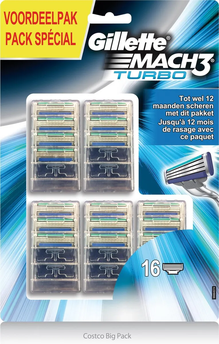 Gillette Mach3 Turbo Scheermesjes