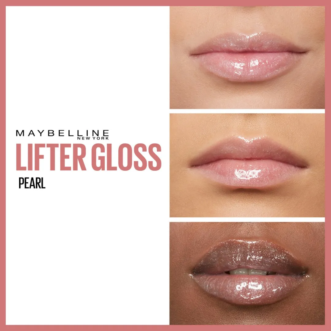 Maybelline New York Lifter Gloss Lipgloss 1 Pearl - 3x 5,4ml