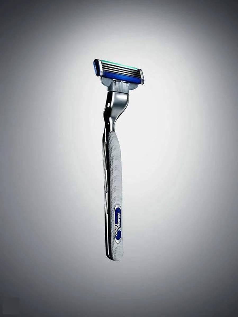 Gillette Mach3 Turbo Scheermesjes - 8 Stuks - Blauw