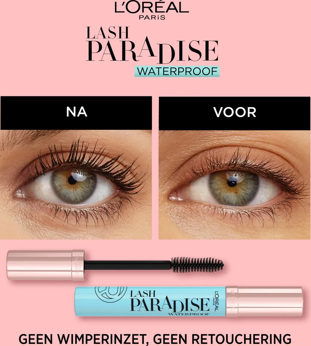 L'Oréal Paris Lash Paradise Mascara Waterproof Zwart 6,4 ml