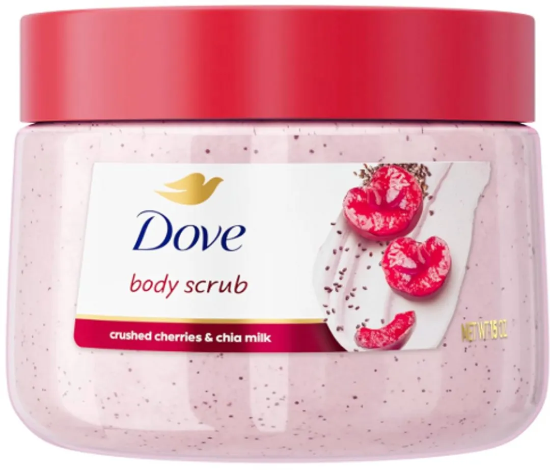 Dove Body Scrub Crushed Cherry & Chia Milk 444ml