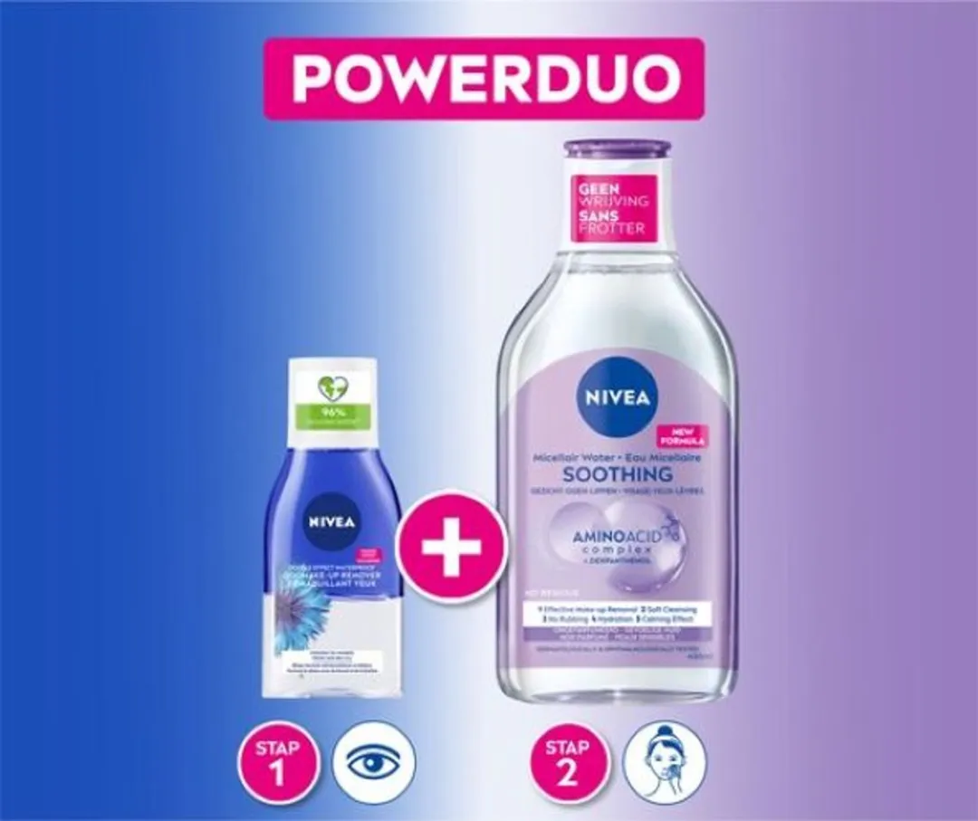 NIVEA Essentials Micellair Water 400ml - 2 Stuks