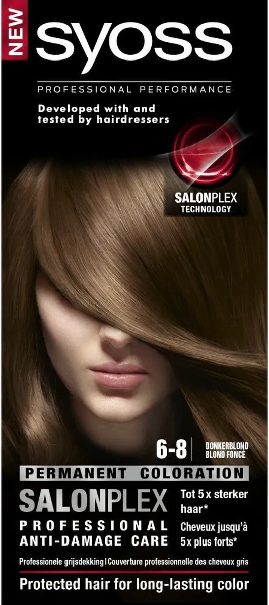 Syoss Color Baseline 6-8 Donkerblond Haarverf 115ml