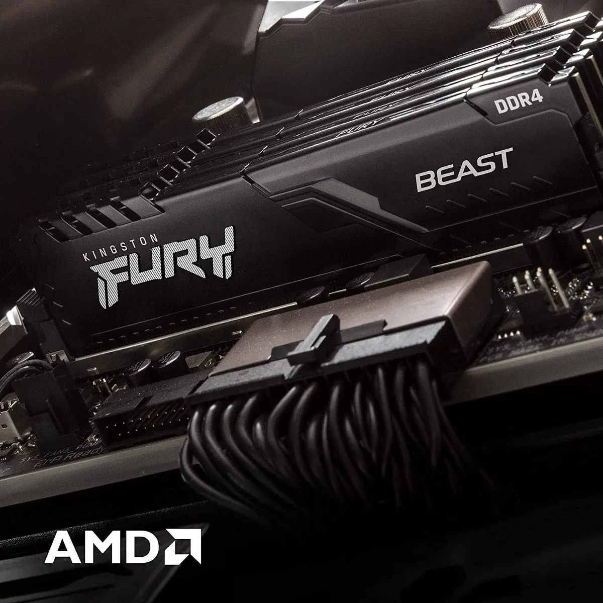 Kingston Fury Beast KF436C18BBK2/64 - RAM-geheugen - 64GB - 3600MHz - DDR4 - DIMM - 1 x 32 GB