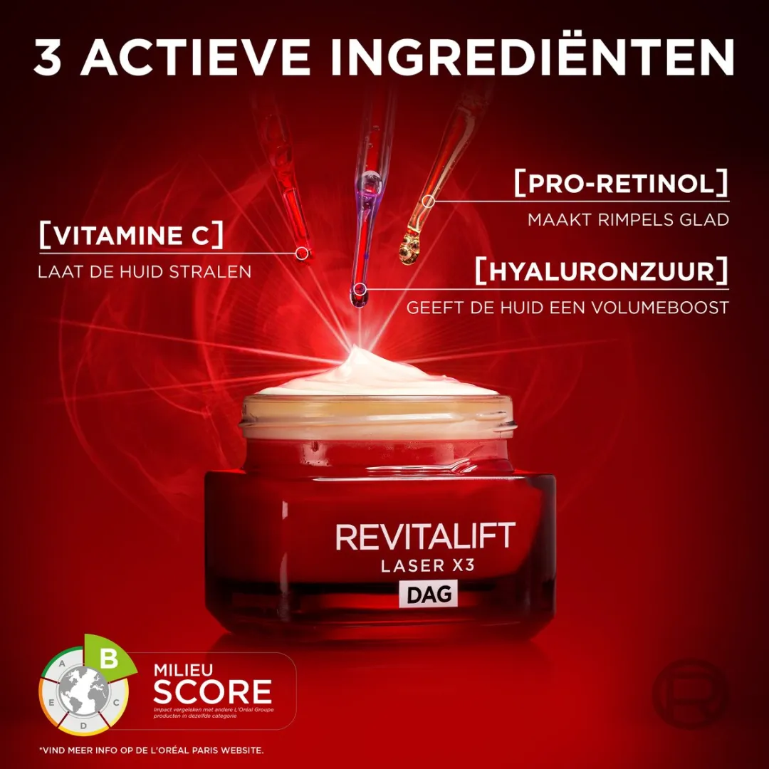 L'Oréal Paris Revitalift Laser X3 Dag & Nachtcrème - 2x 50ml