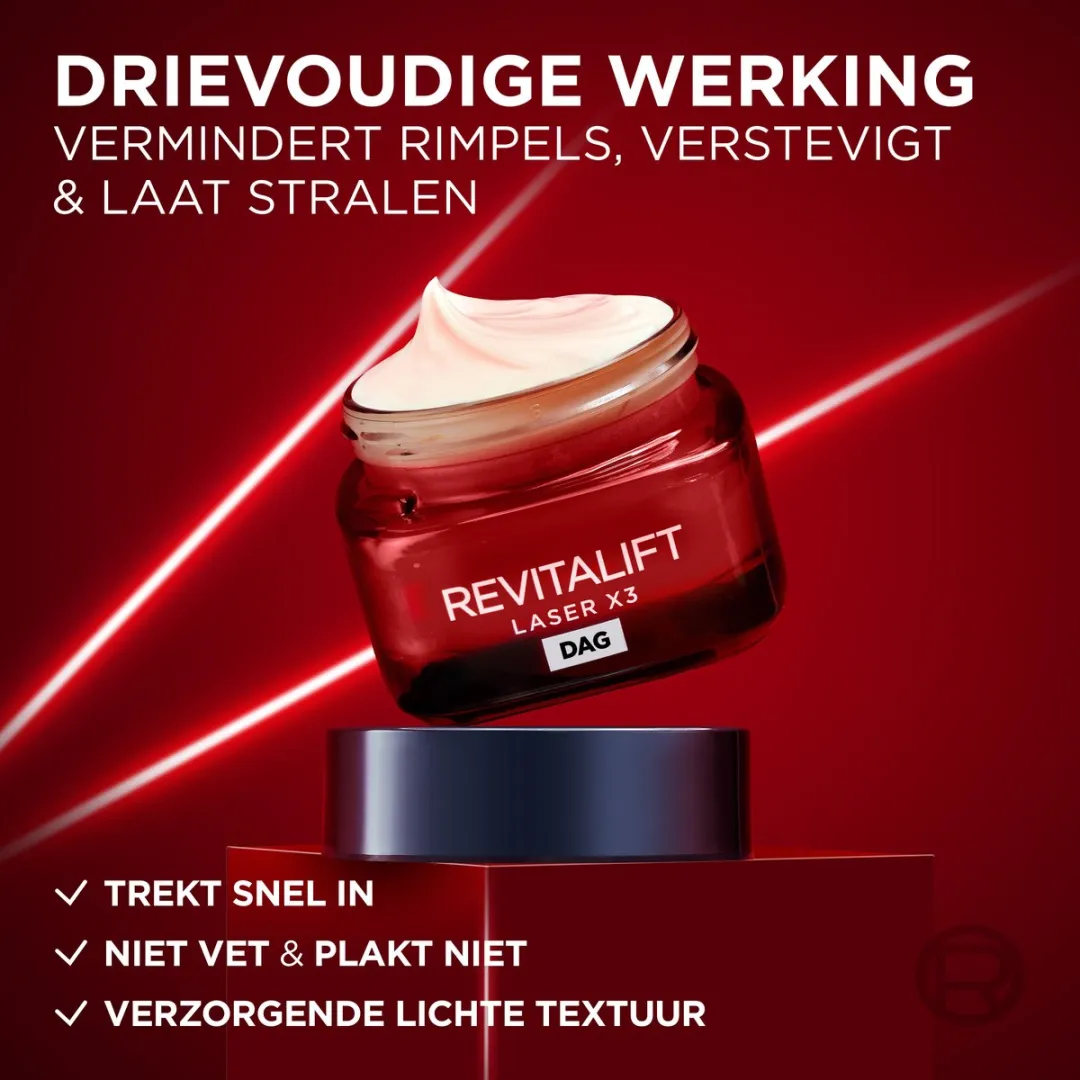 L'Oréal Paris Revitalift Laser X3 Dag & Nachtcrème - 2x 50ml