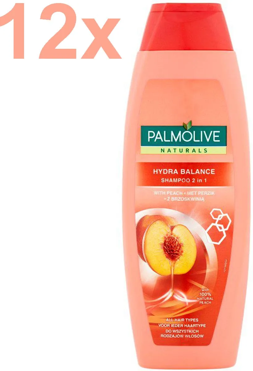Palmolive Naturals Shampoo 2-in-1 Hydra Balance Perzik
