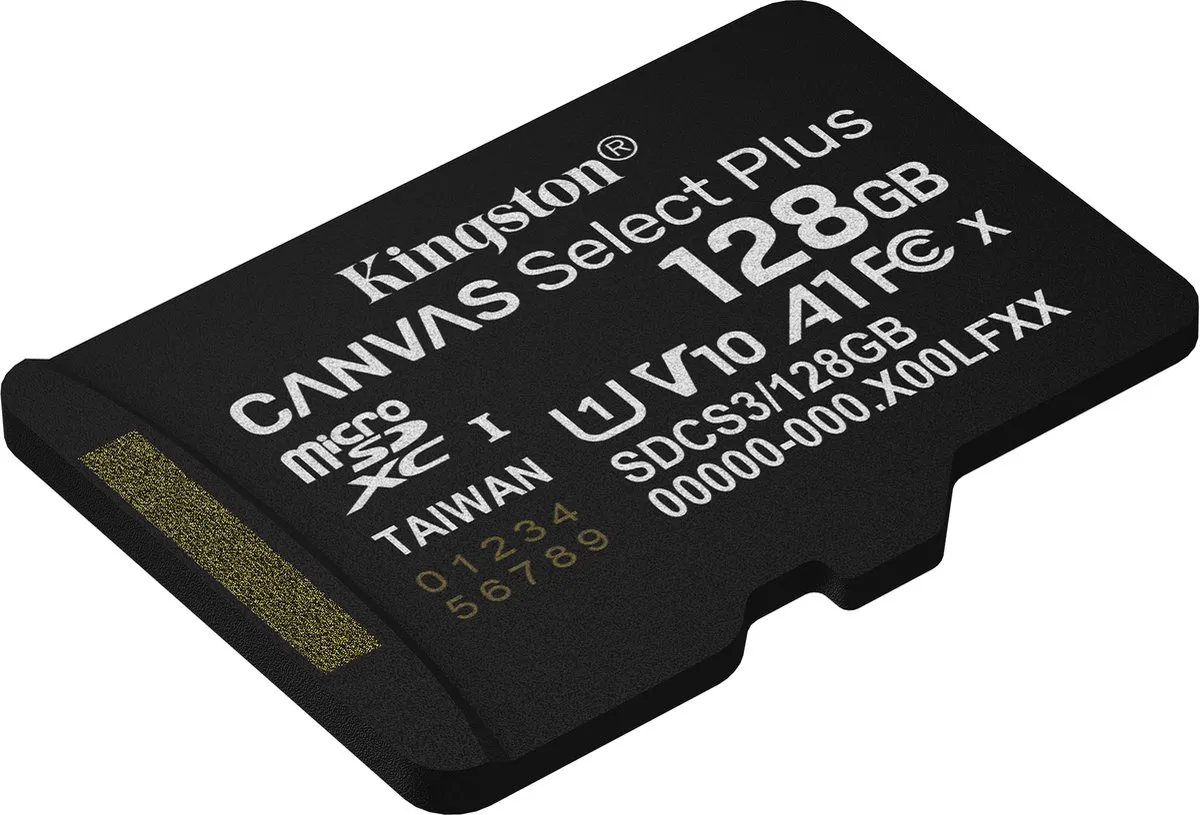 Kingston 128GB microSDXC Canvas Select Plus SDCS3/128GB
