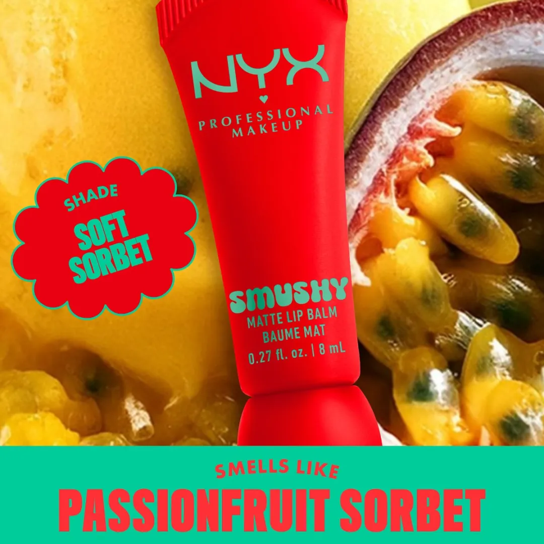NYX Smushy Matte Lippenbalsem Soft Sorbet - 8ml