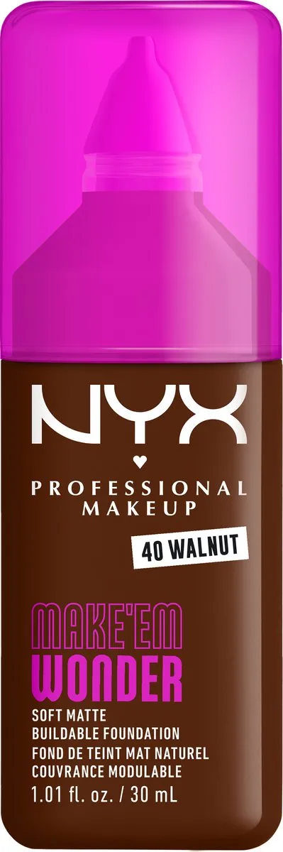 NYX Make 'EM Wonder Foundation Walnut