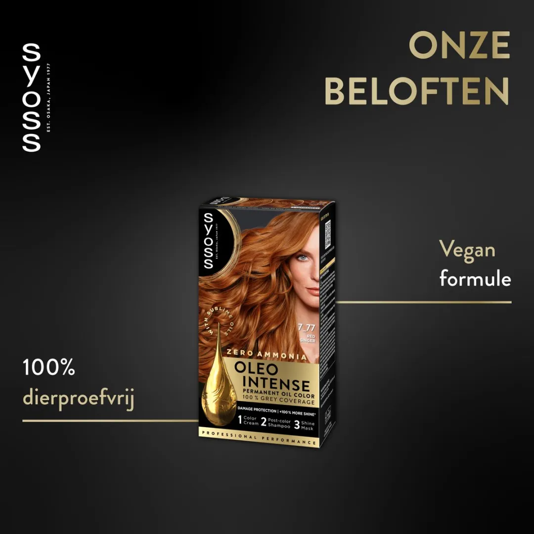 SYOSS Oleo Intense 7-77 Haarverf Koperblond - 115ml