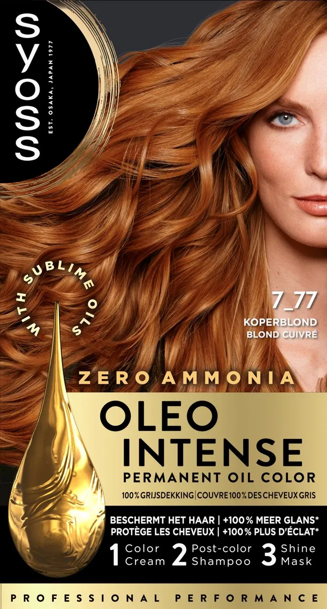 SYOSS Oleo Intense 7-77 Haarverf Koperblond - 115ml