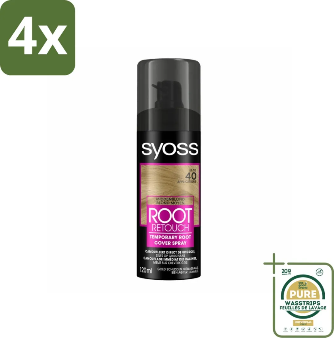 SYOSS Uitgroeispray Middenblond 460ml