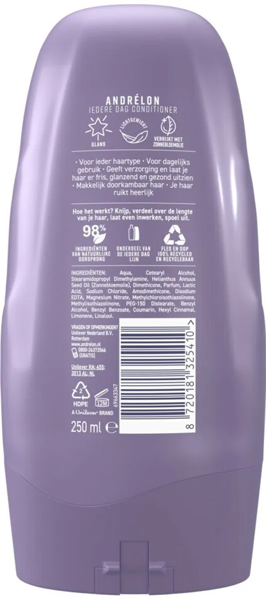 Andrélon Conditioner Iedere Dag 250ml - 2 Stuks