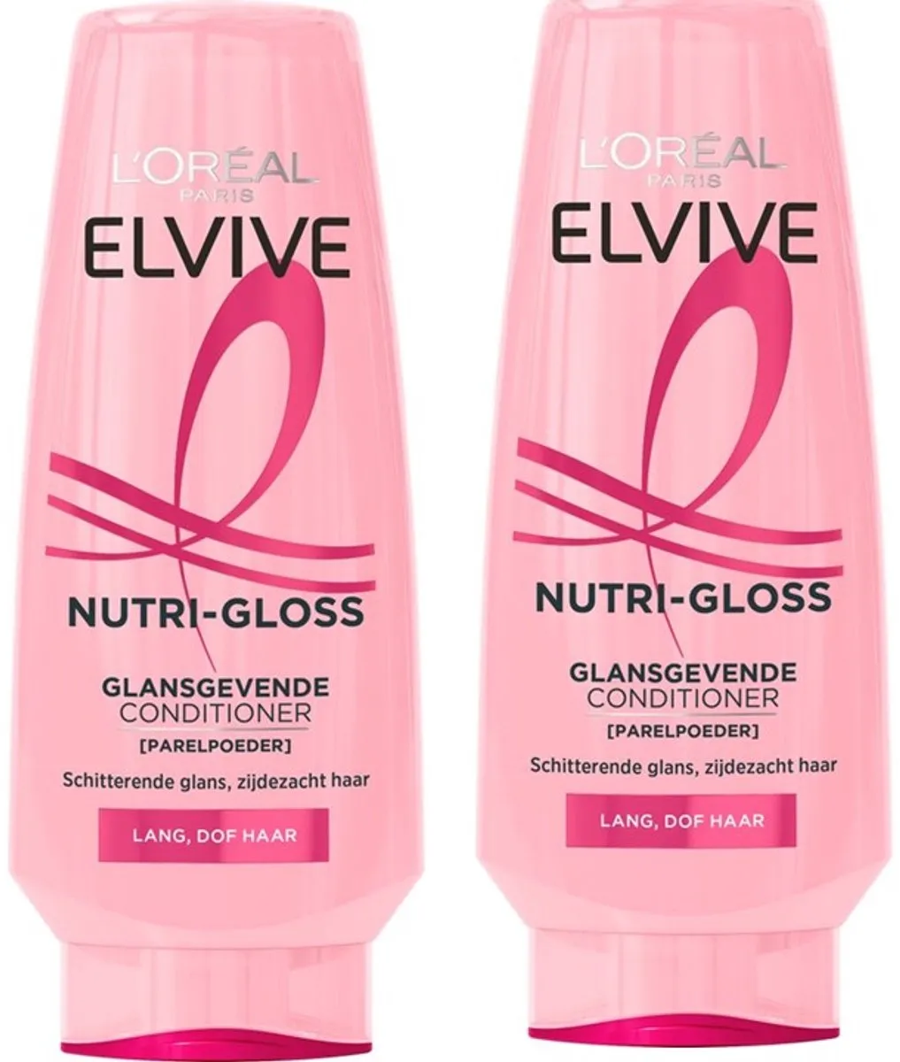 L'Oréal Paris Elvive Nutri Gloss Conditioner Duo Pack - 2x200ml
