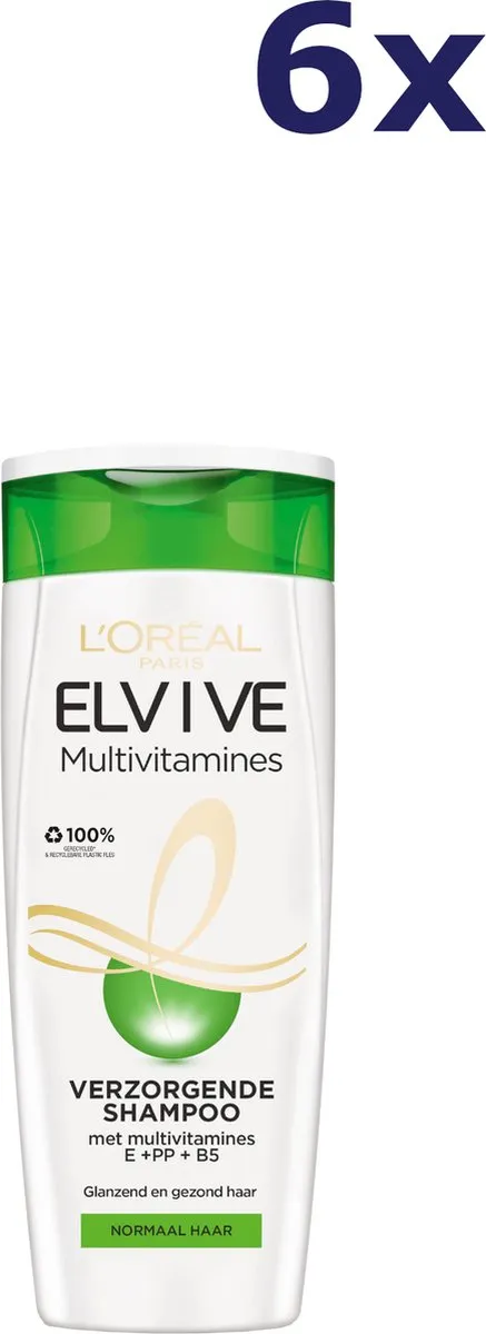 L'Oréal Paris Elvive Multivitamines Shampoo - 6x250ml