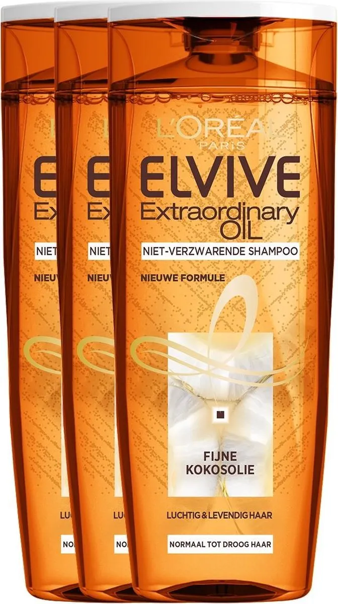 L'Oréal Paris X3 Eli Huil Ext SHP B250 - 750ml (3x250ml) - afbeelding 6 van 6