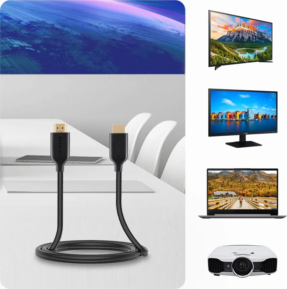 Belkin HDMI Kabel 2m - Zwart