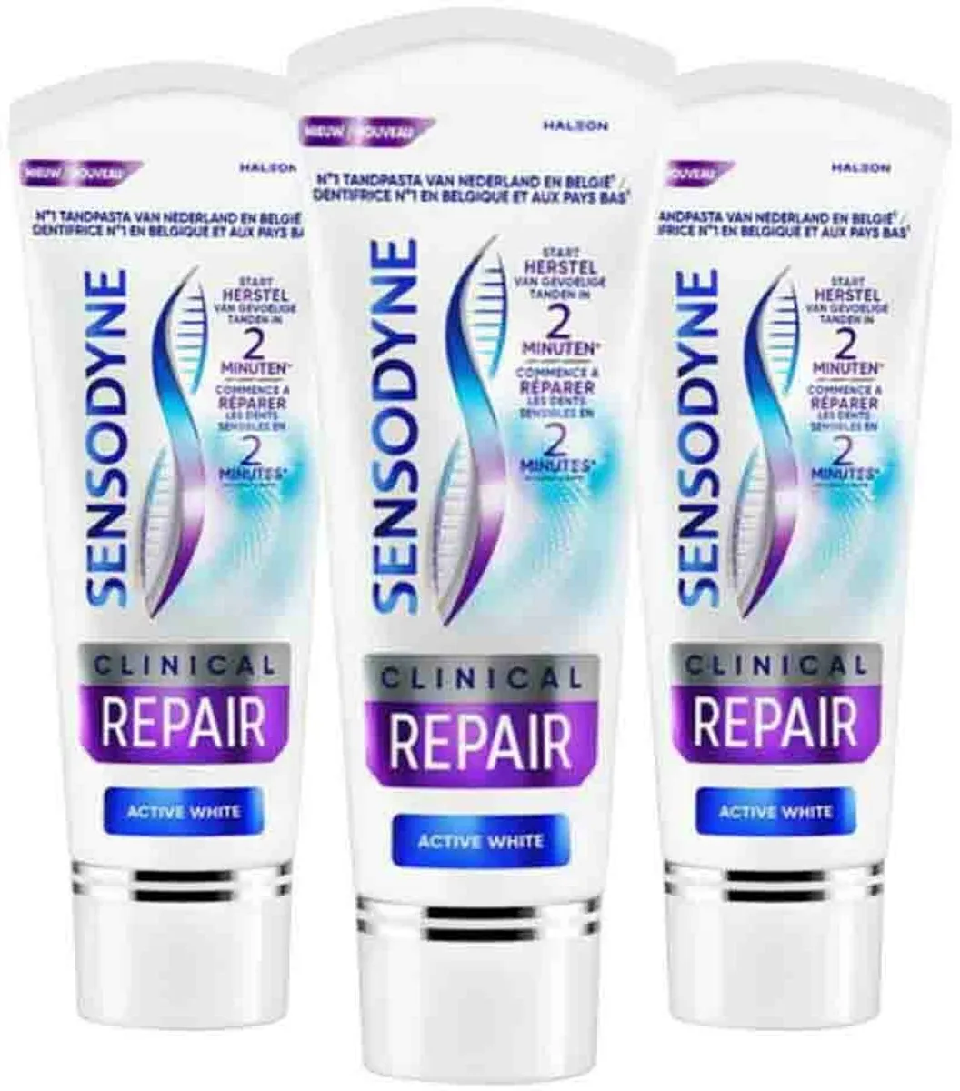 Sensodyne Clinical Repair Active White Tandpasta