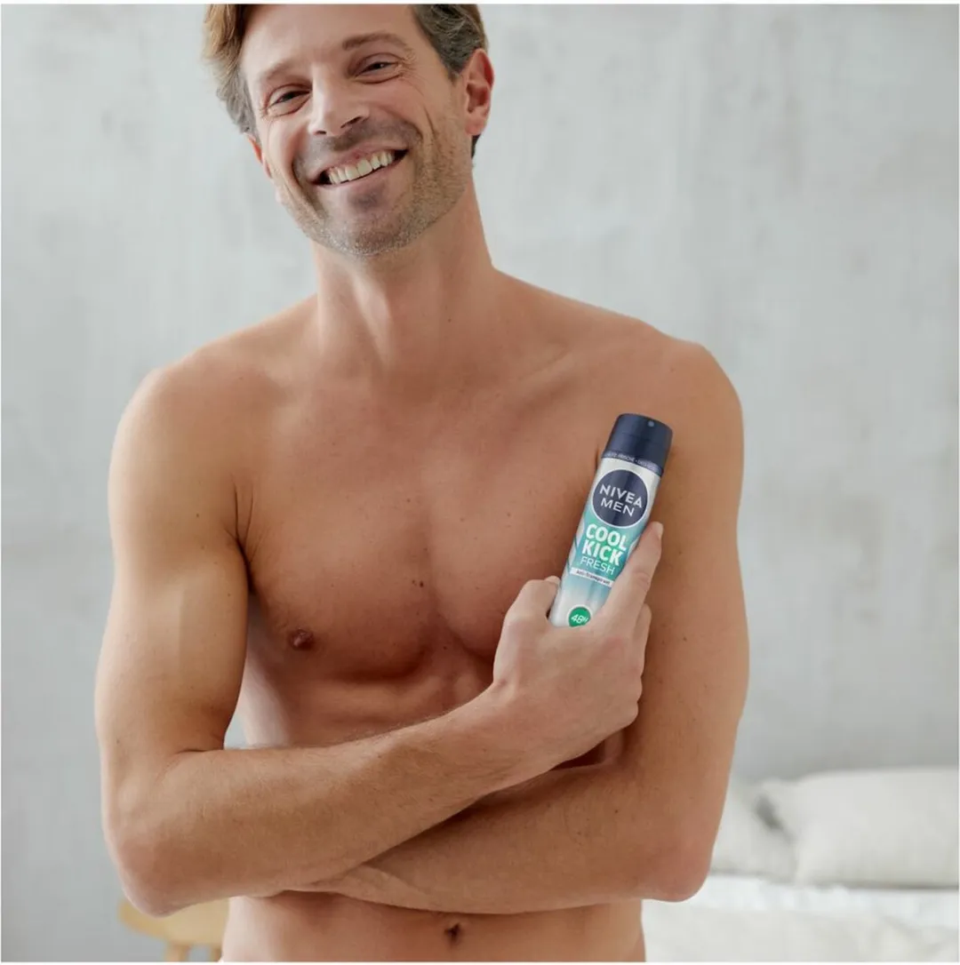 NIVEA MEN Fresh Kick Anti-Transpirant Spray 6x150ml - 48u Bescherming