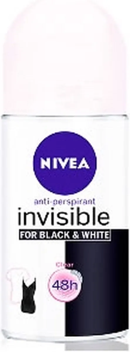 NIVEA Black & White Invisible Deodorant Roller 50ml - afbeelding 6 van 6