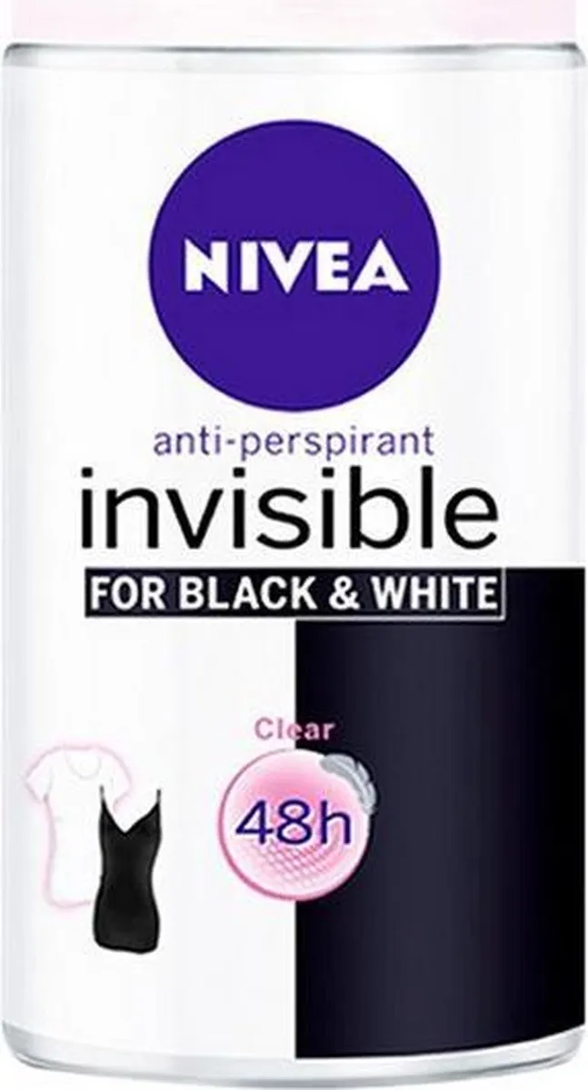 NIVEA Black & White Invisible Deodorant Roller 50ml