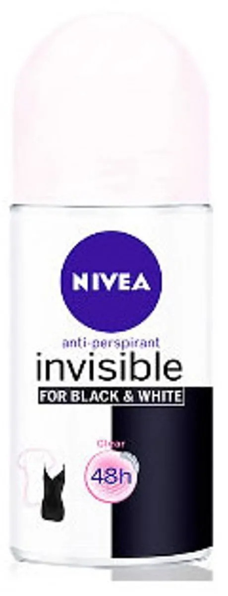 NIVEA Black & White Invisible Deodorant Roller 50ml