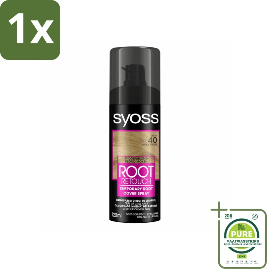 SYOSS Uitgroeispray Middenblond 115ml