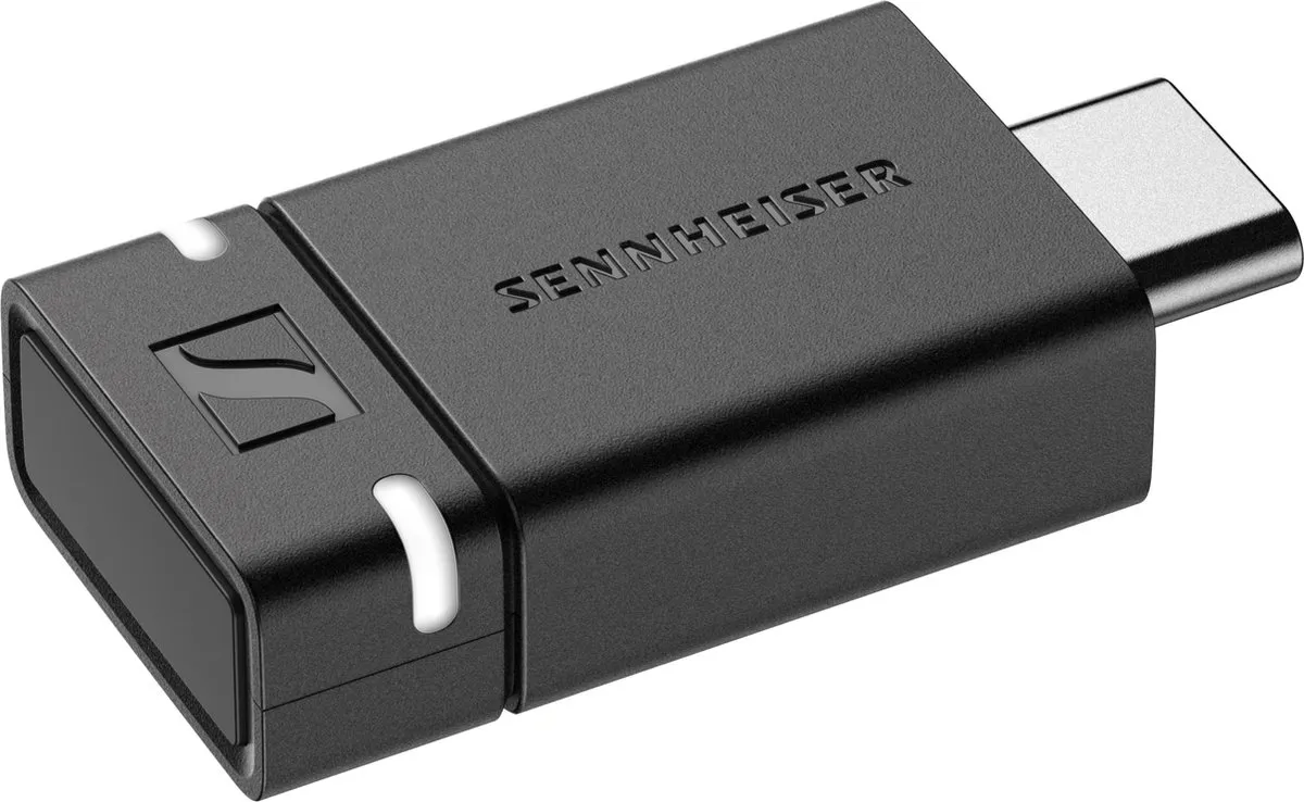 Sennheiser BTD 600 Bluetoothadapter - USB-A/USB-C - Zwart
