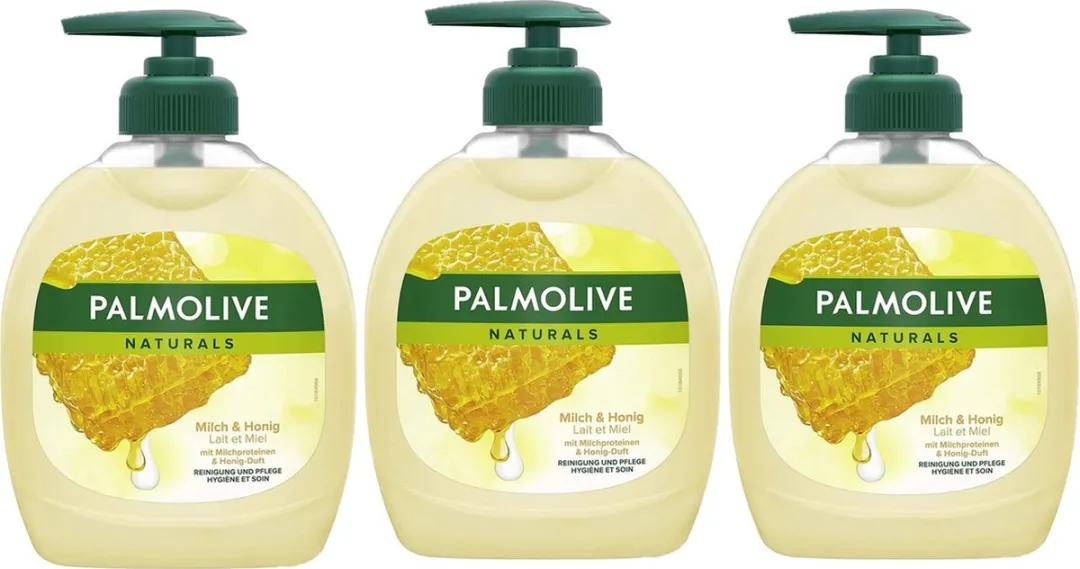 Palmolive Hygiëne Plus Anti-Bacteriële Handzeep Melk+Honing 3x300ml
