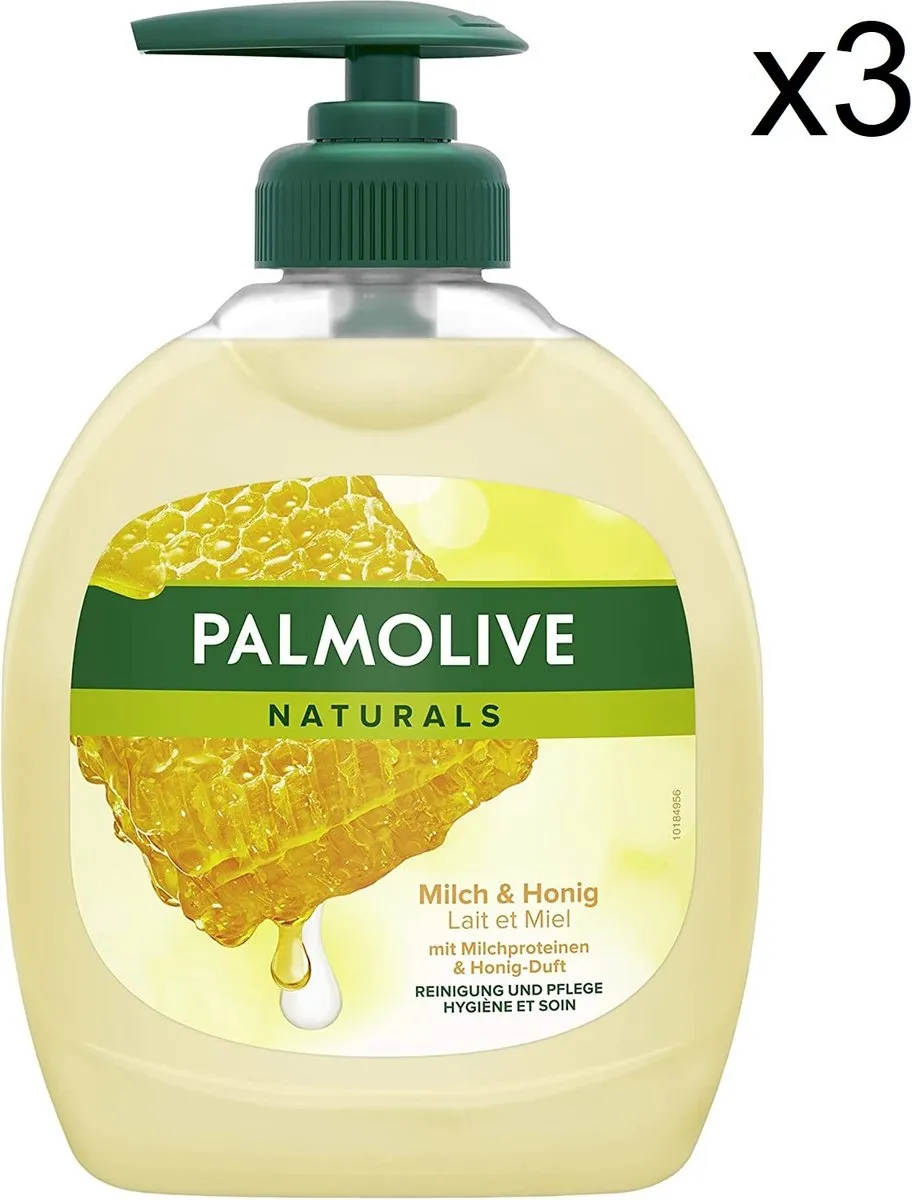 Palmolive Hygiëne Plus Anti-Bacteriële Handzeep Melk+Honing 3x300ml