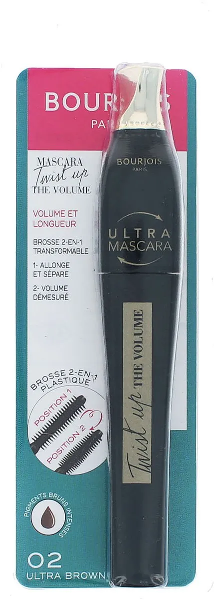 Bourjois Twist Up The Volume Mascara 02 Ultra Brown
