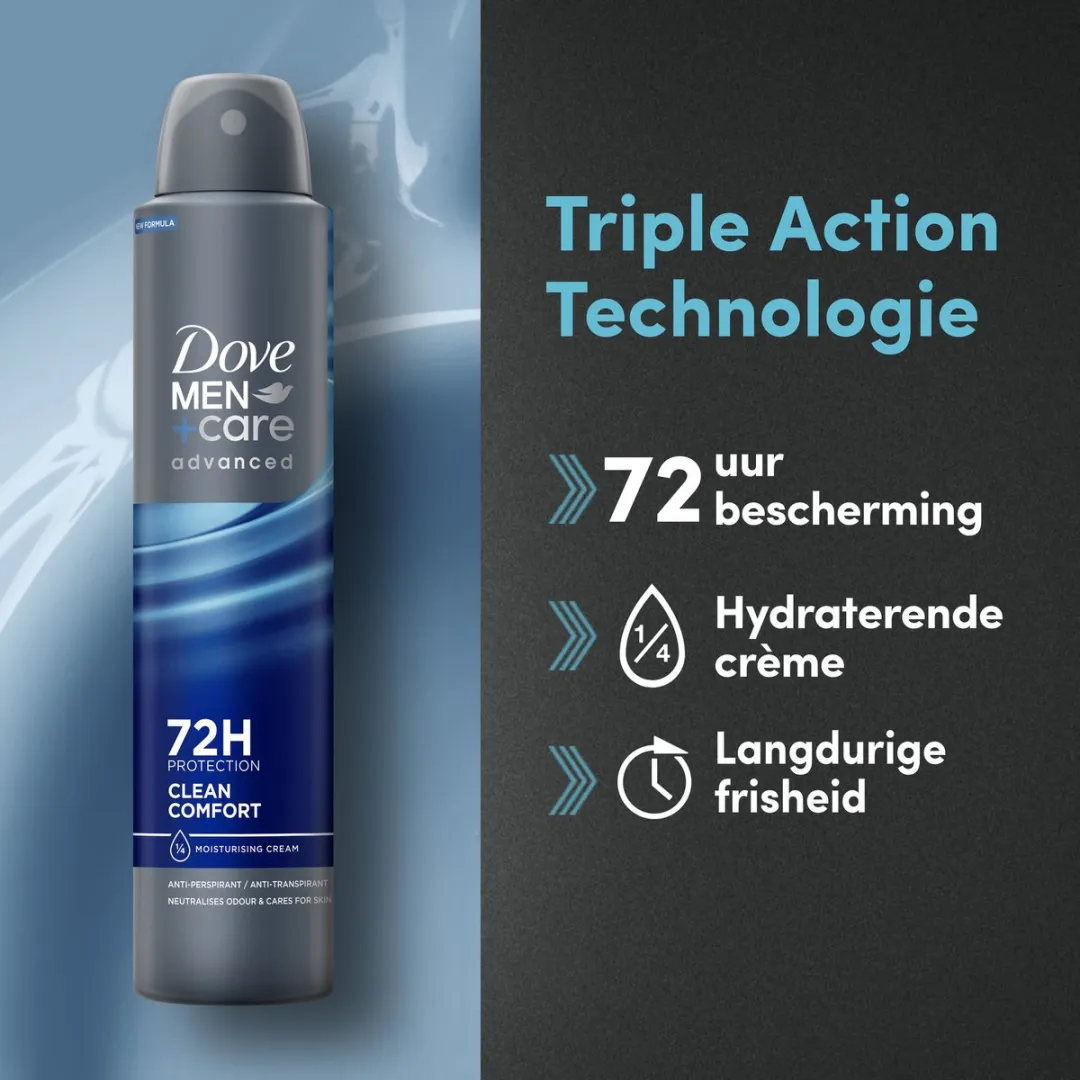 Dove Men+Care Anti-Transpirant Spray 6x200ml