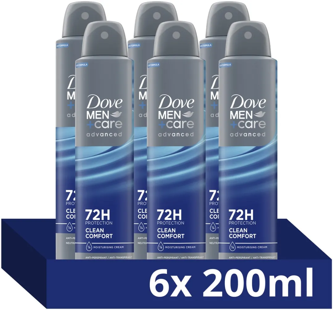 Dove Men+Care Anti-Transpirant Spray 6x200ml