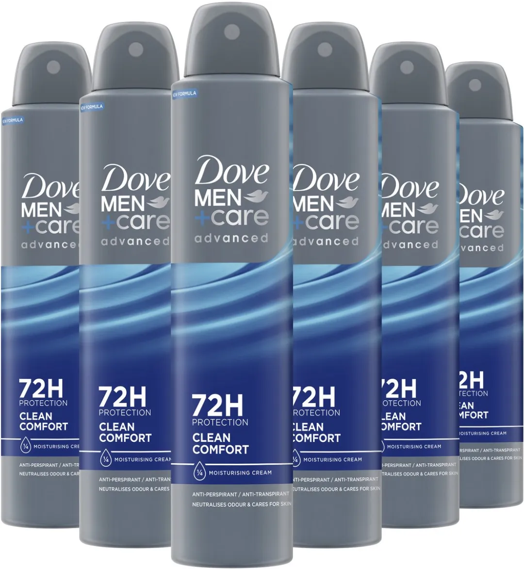 Dove Men+Care Anti-Transpirant Spray 6x200ml