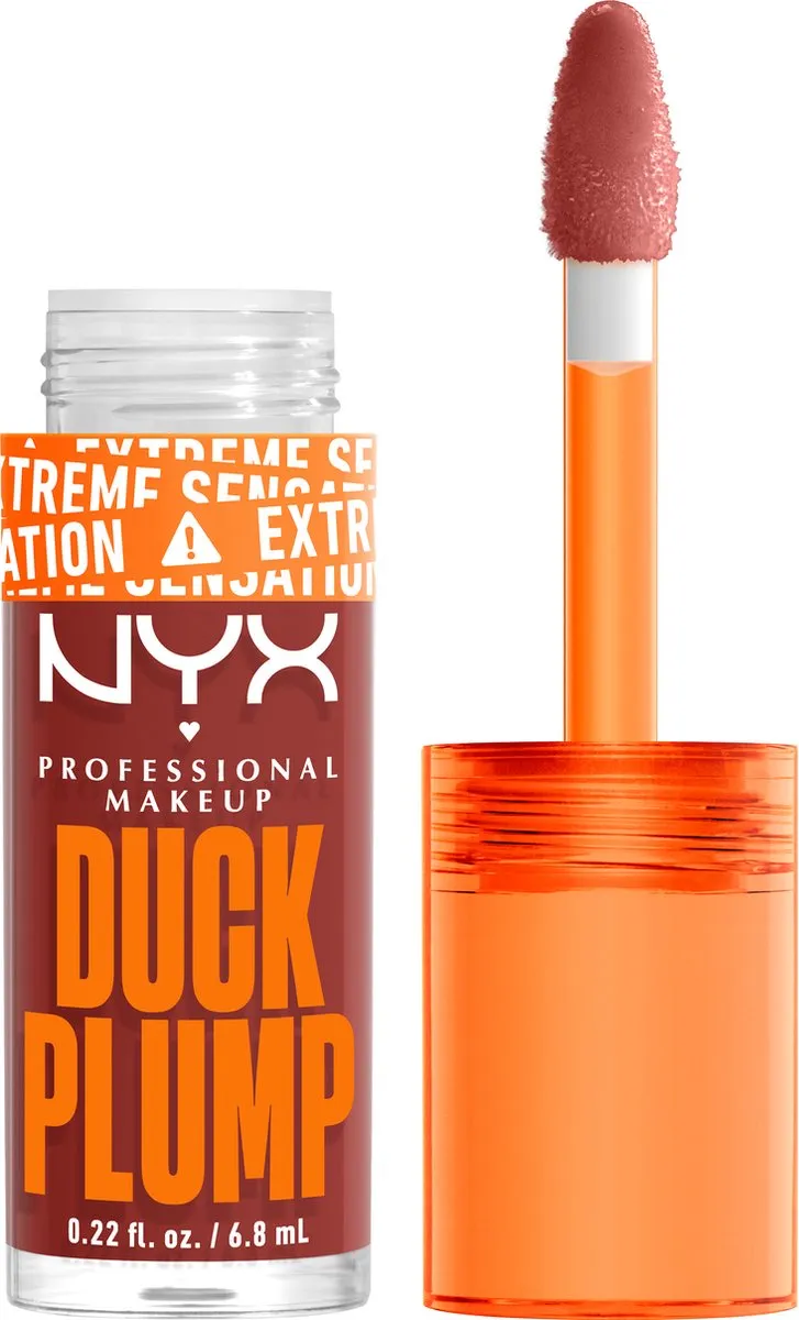NYX Duck Plump Brick Of Time Plumping Lipgloss - 6,8ml - Rood