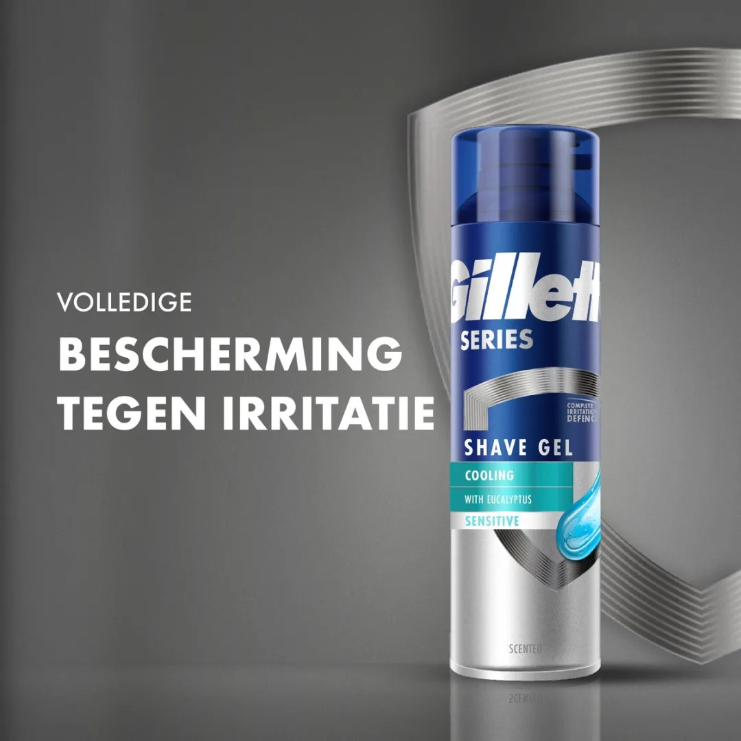 Gillette Series Verkoelende Scheergel Eucalyptus 1200ml