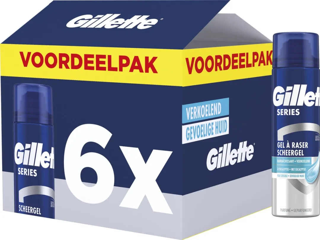Gillette Series Verkoelende Scheergel Eucalyptus 1200ml