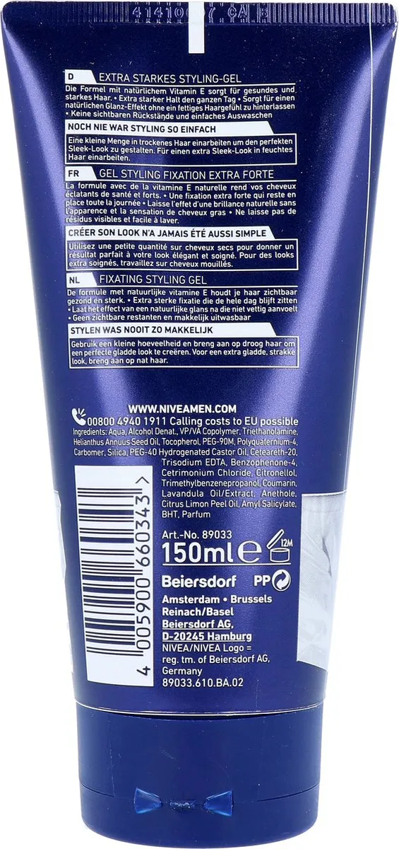 NIVEA Men Styling Shine Gel 150ml