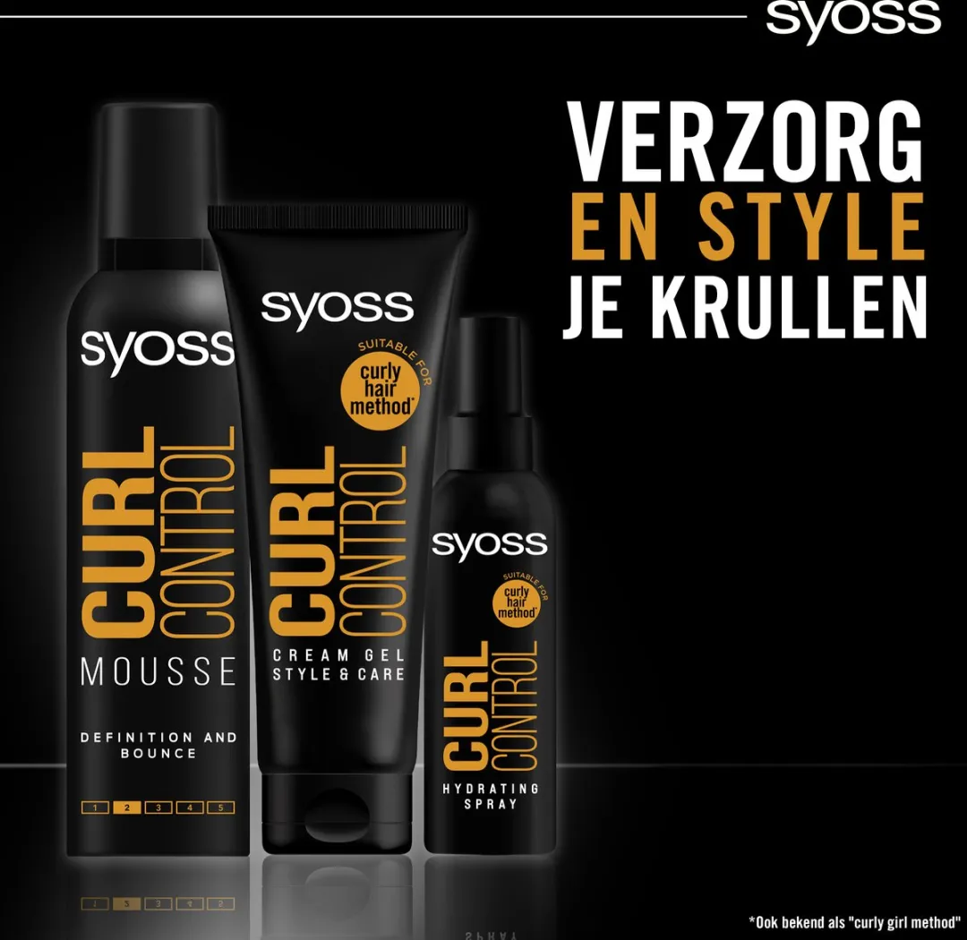 Syoss Curl Haarspray 250ml - Krullend haar
