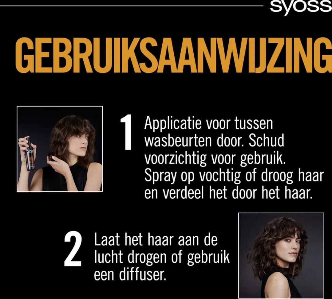 Syoss Curl Haarspray 250ml - Krullend haar