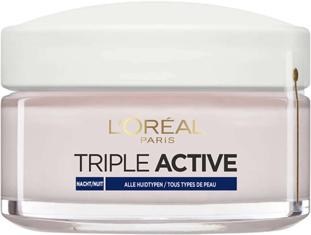 L'Oréal Paris Triple Active Nachtcrème - 2x50ml
